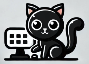 Desk Jockey Cat Mascot